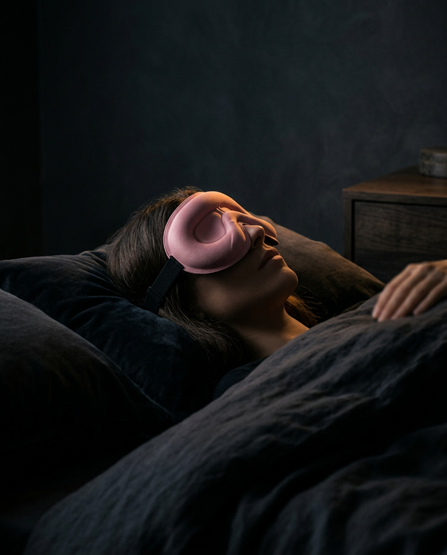 3D Contoured Blackout Sleep Mask