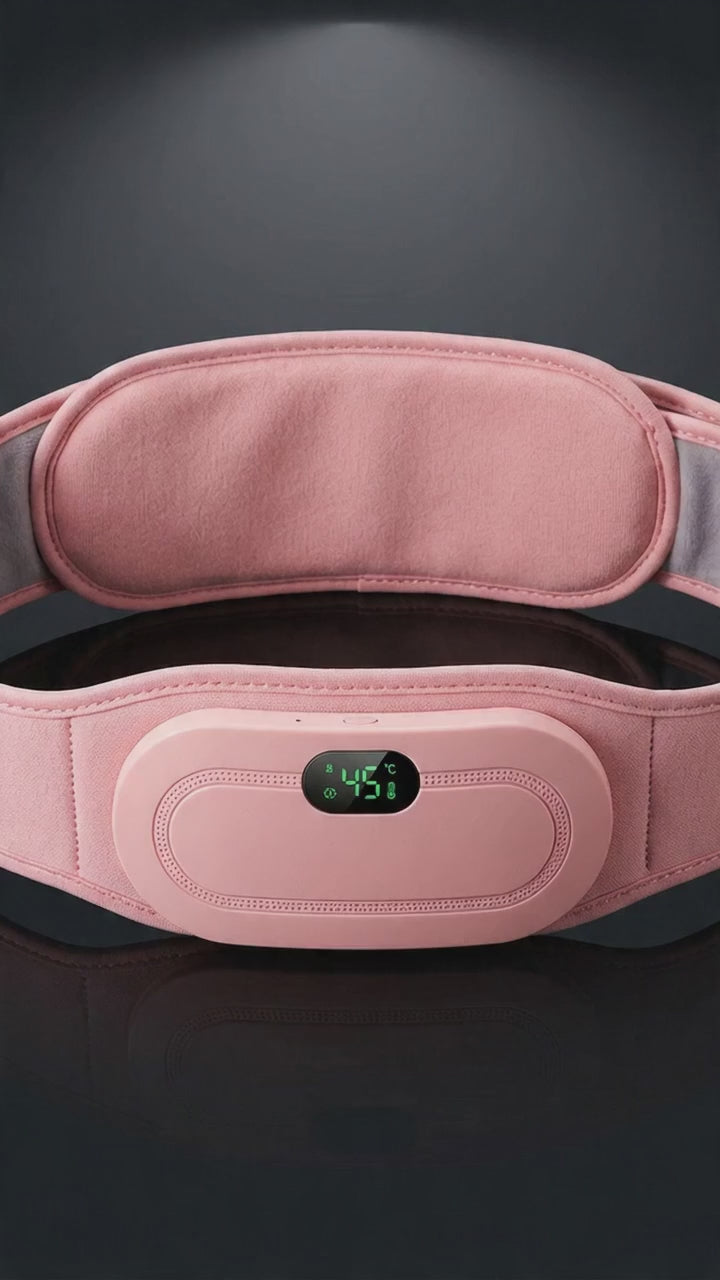 cordless menstrual heating belt demo