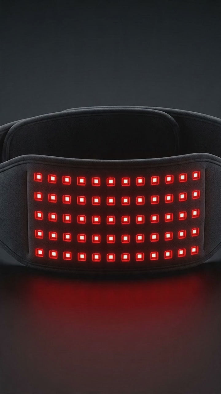 red light therapy belt demo