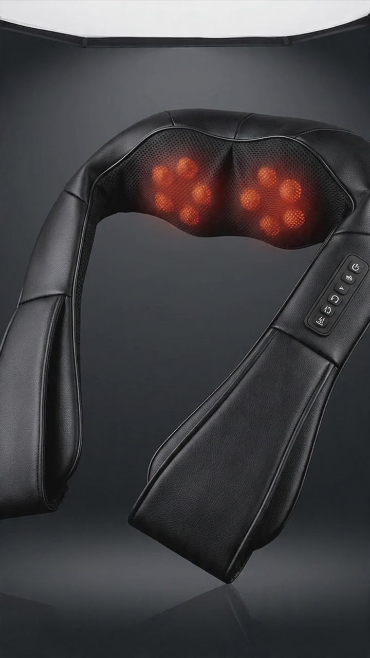 shiatsu neck shoulder massager demo